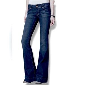 J BRAND Lovestory High Waist Flare Leg Jeans Size 26 Color 70’s Infl…Grunge